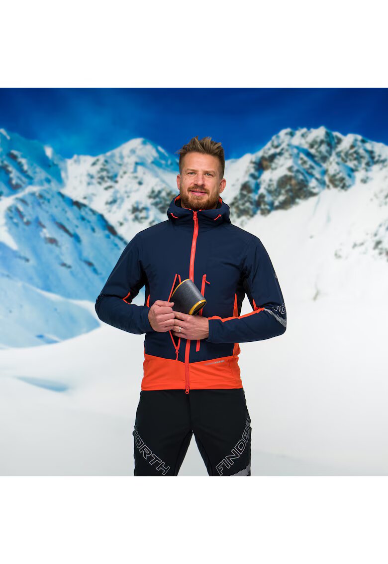 NORTHFINDER Geaca hibrida skialp Polartec® barbati SOKOLEC - Negru