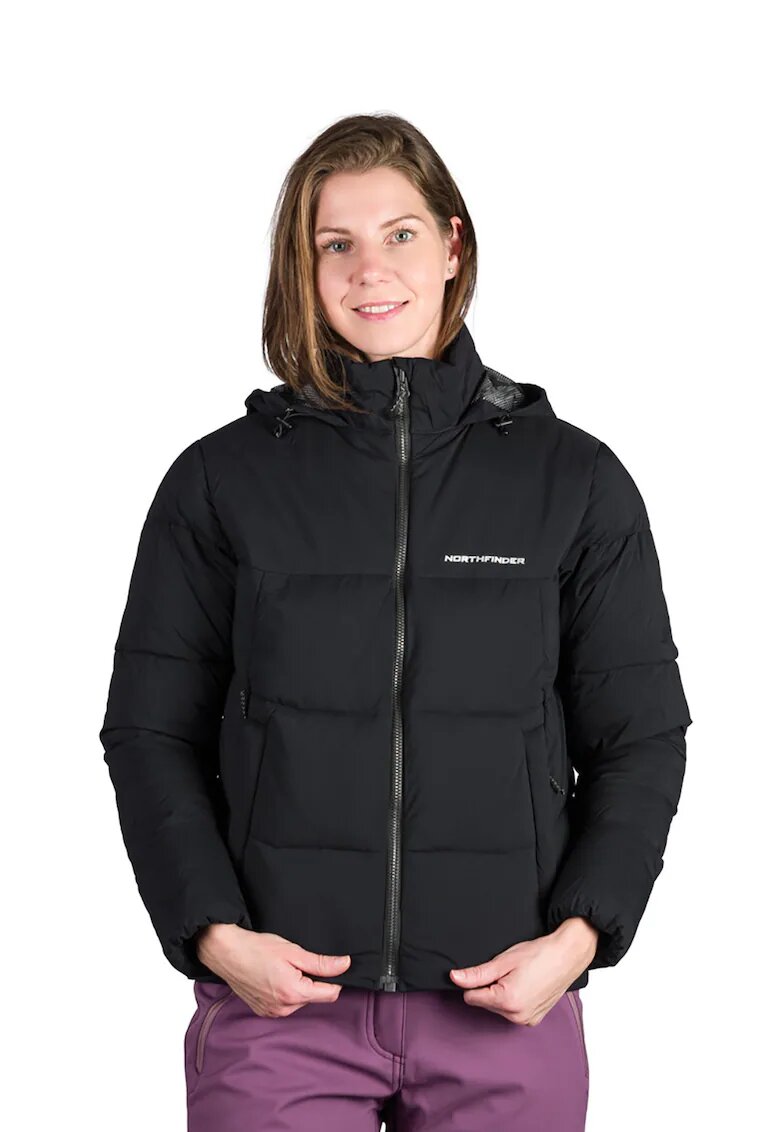 NORTHFINDER Jacheta outdoor 10K/10K 2L femei Mindi grapeblack - Negru