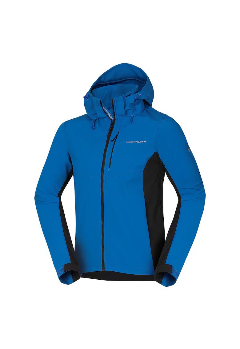 NORTHFINDER Jacheta outdoor din softshell pentru barbati 5K/5K Marquis - Negru/Albastru inchis