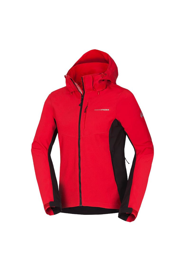 NORTHFINDER Jacheta outdoor din softshell pentru barbati 5K/5K Marquis - Rosu inchis