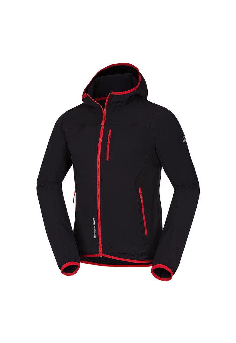 NORTHFINDER Jacheta softshell elastica pentru barbati Case - Negru