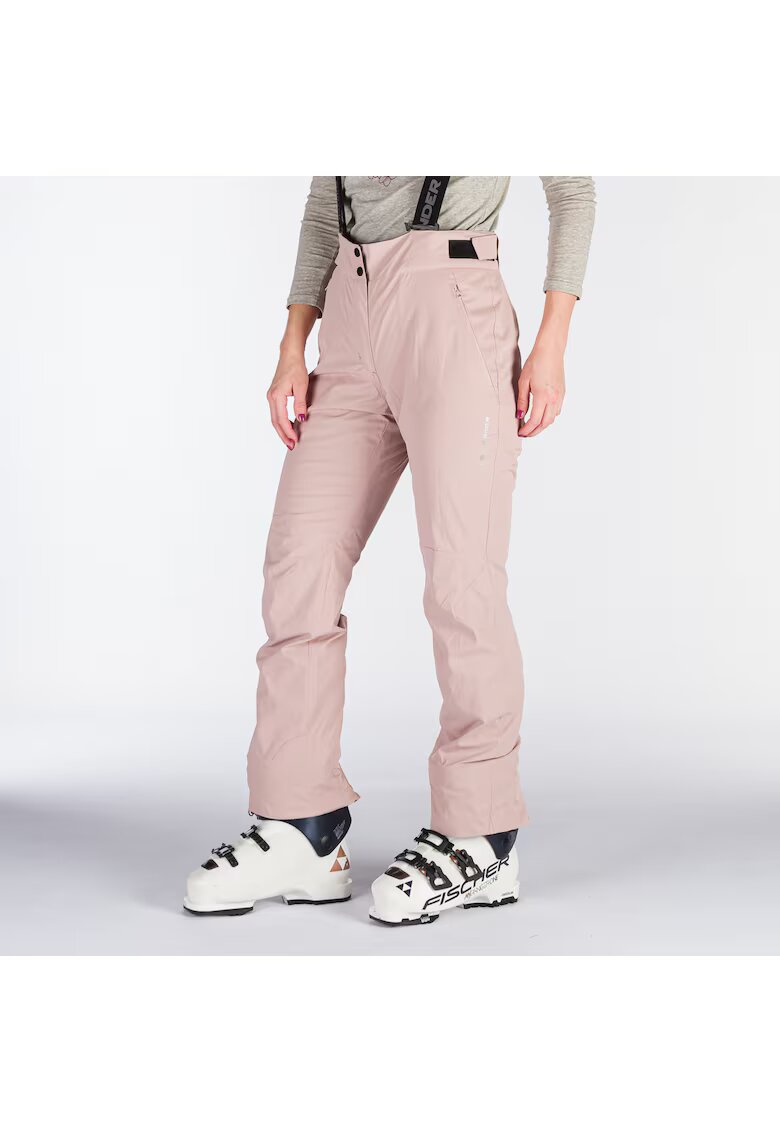 NORTHFINDER Pantaloni de schi 10K/10K cu bretele dama Maxine - Roz