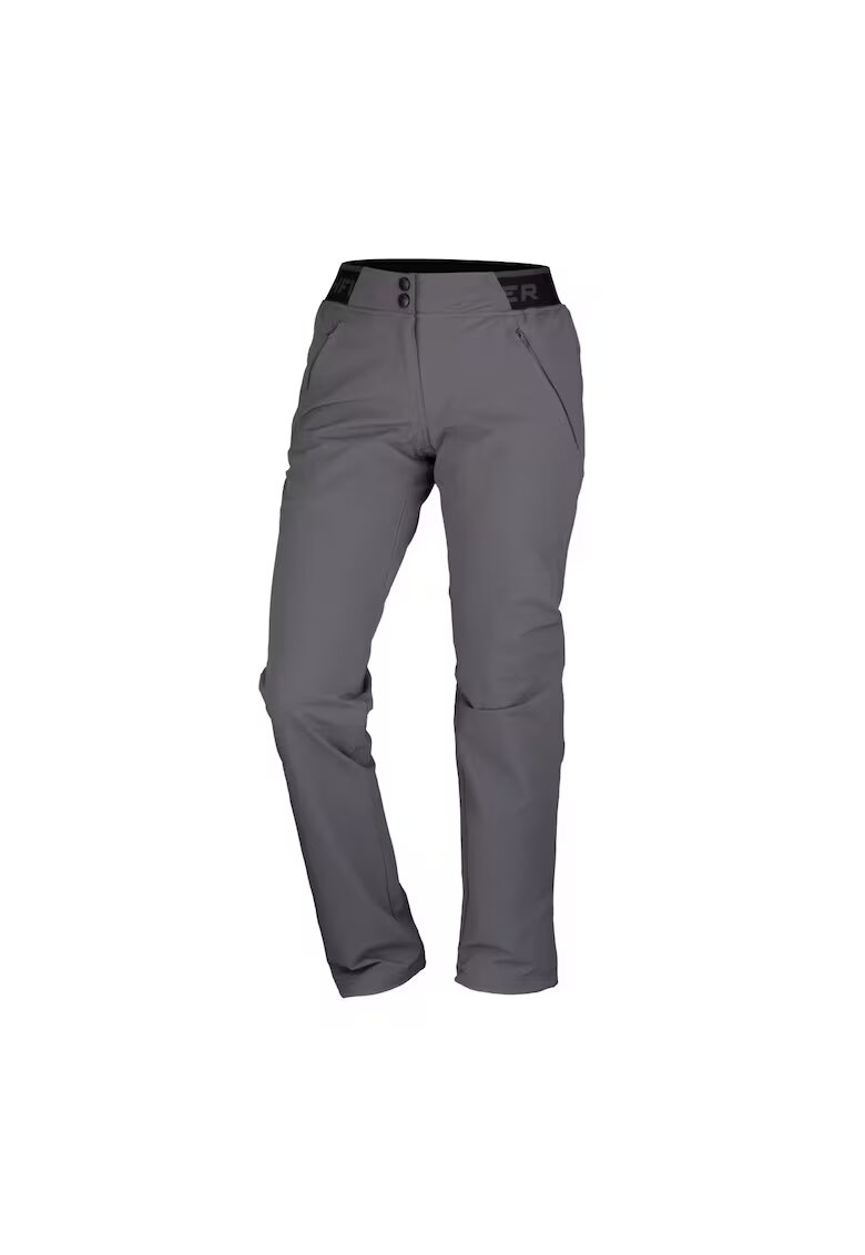 NORTHFINDER Pantaloni elastici pentru femei Jimena - Verde/Gri