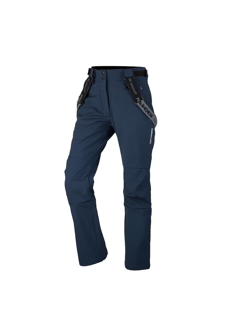 NORTHFINDER Pantaloni schi softshell 10K/5K femei Isabela - Albastru inchis