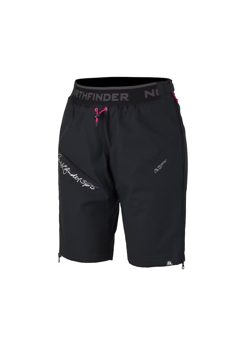 NORTHFINDER Pantaloni scurti 10K/10K Polartec® Alfa®Direct - Negru