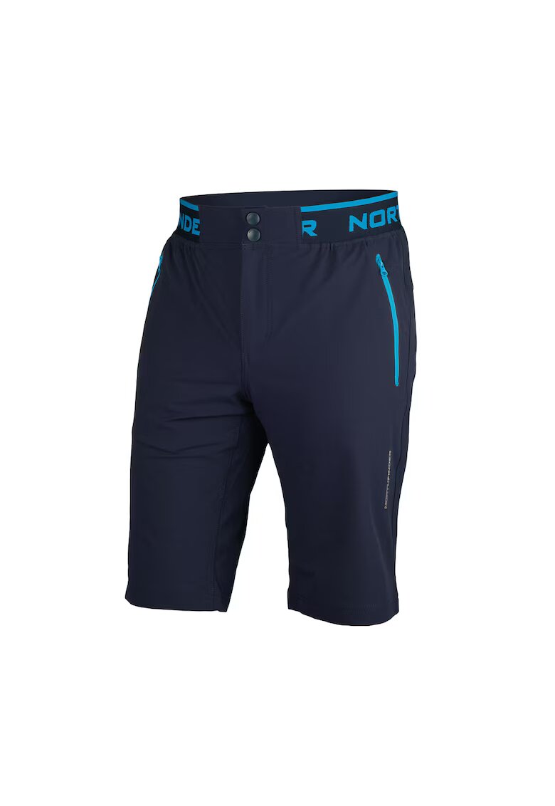 NORTHFINDER Pantaloni scurti cu talie elastica pentru barbati Roberto - Bleumarin inchis