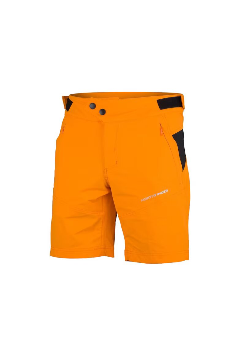 NORTHFINDER Pantaloni scurti de ciclism barbati Loke - Galben