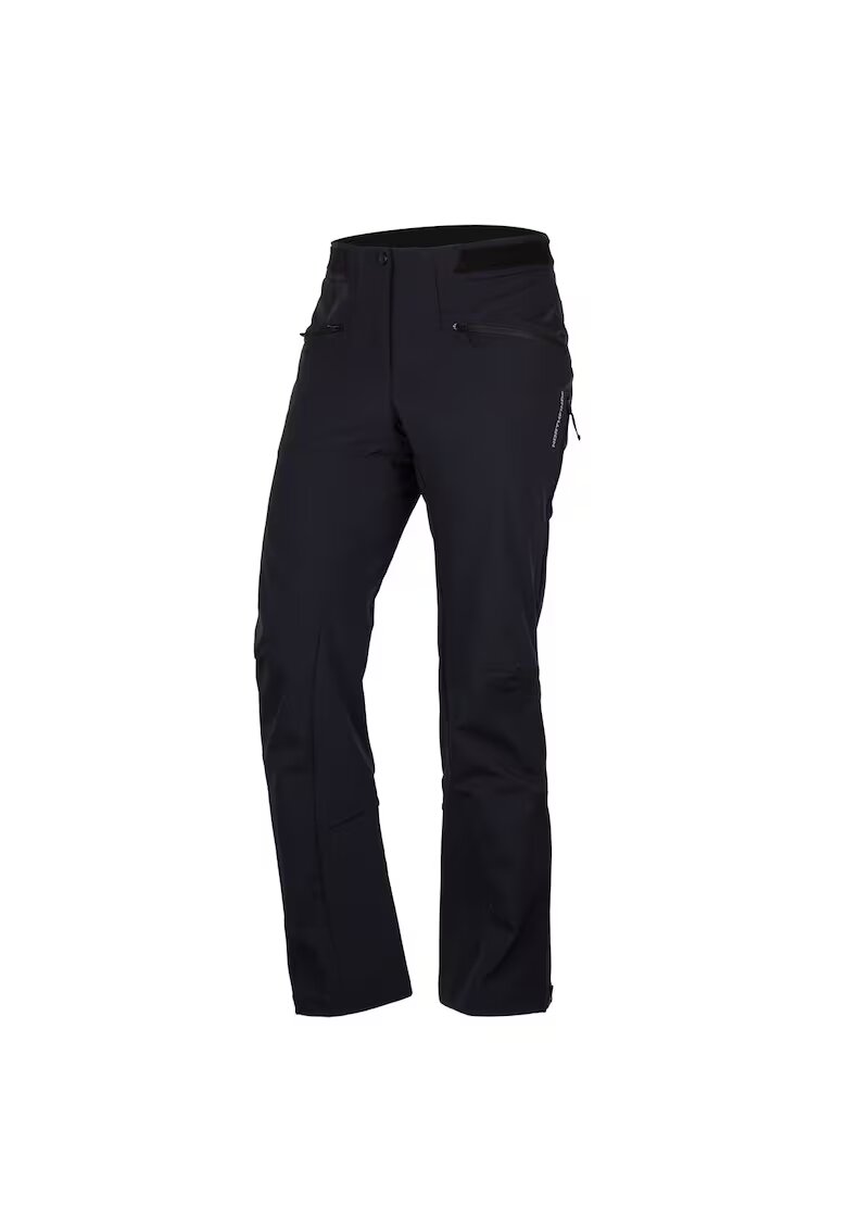 NORTHFINDER Pantaloni softshell 3 straturi pentru schi - femei - Negru