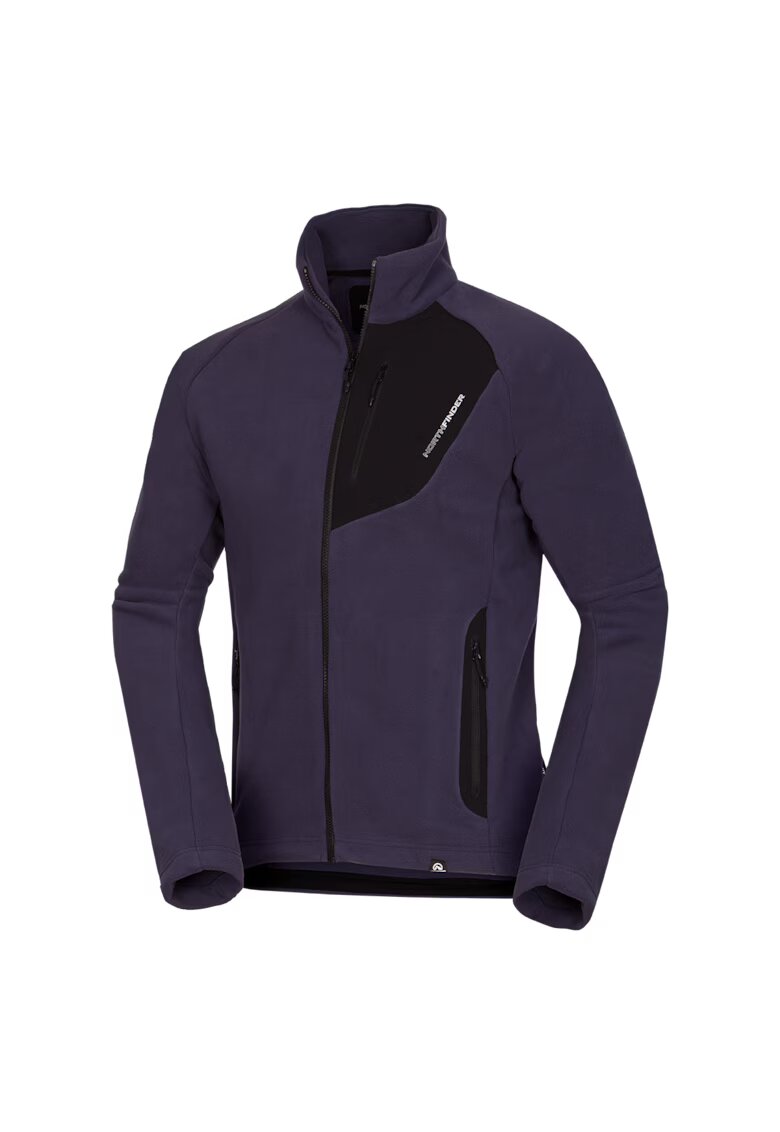 NORTHFINDER Polar tip fleece Polartec® Micro 200 pentru barbati Pupov - Black Grey