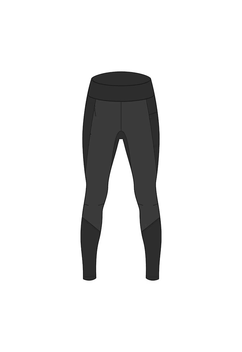NORTHFINDER RINAVA – colanti de schi de tura izolati pentru femei cu PrimaLoft® Eco Black - Negru