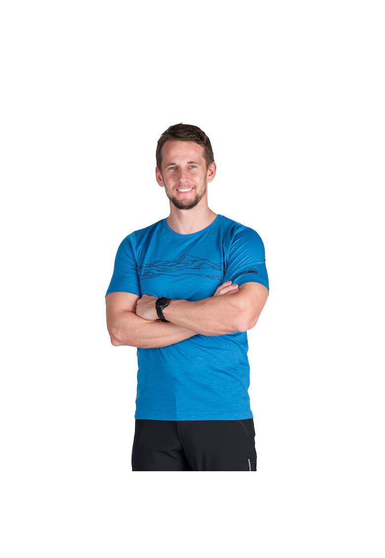 NORTHFINDER Tricou outdoor pentru barbati Rainer - Albastru