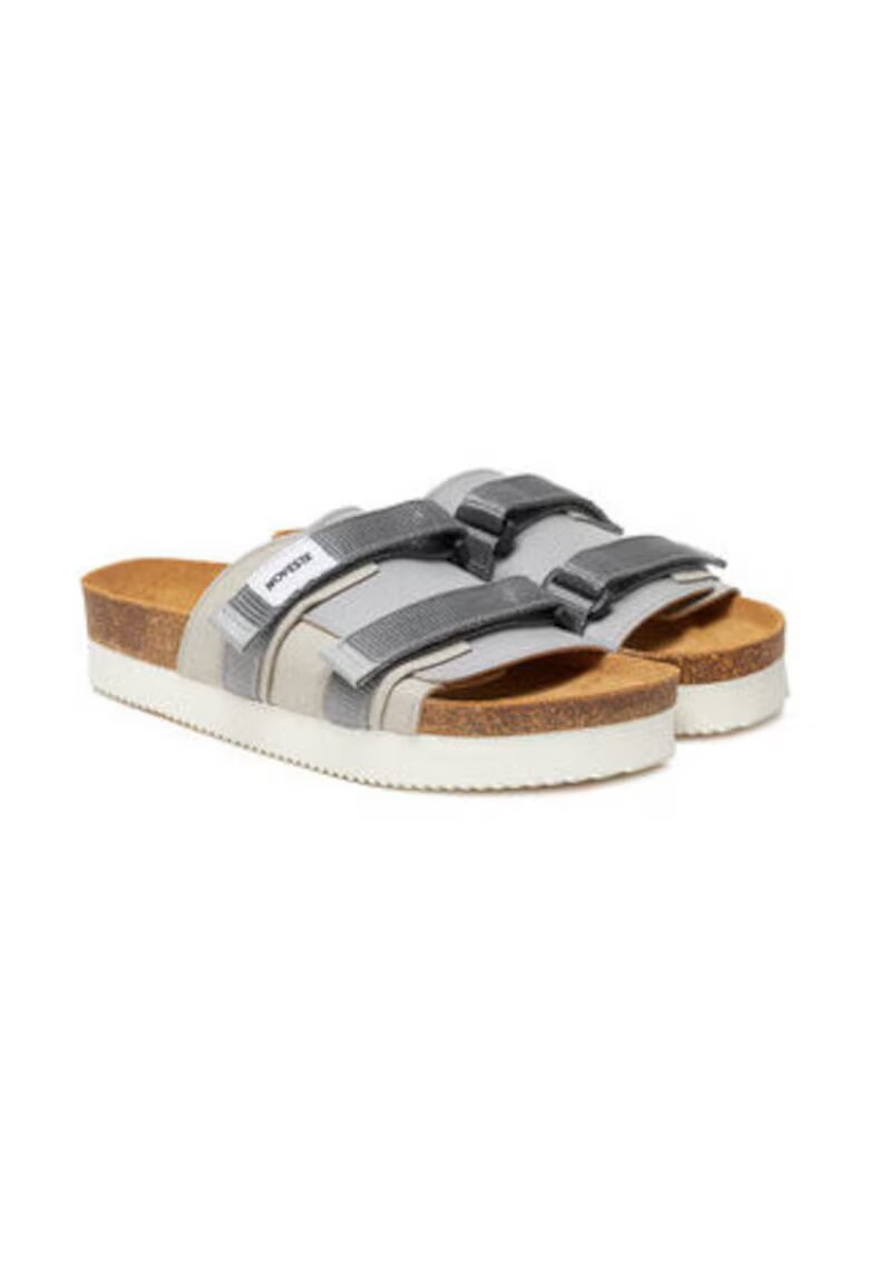 Novesta Slapi dama - piele ecologica - gri