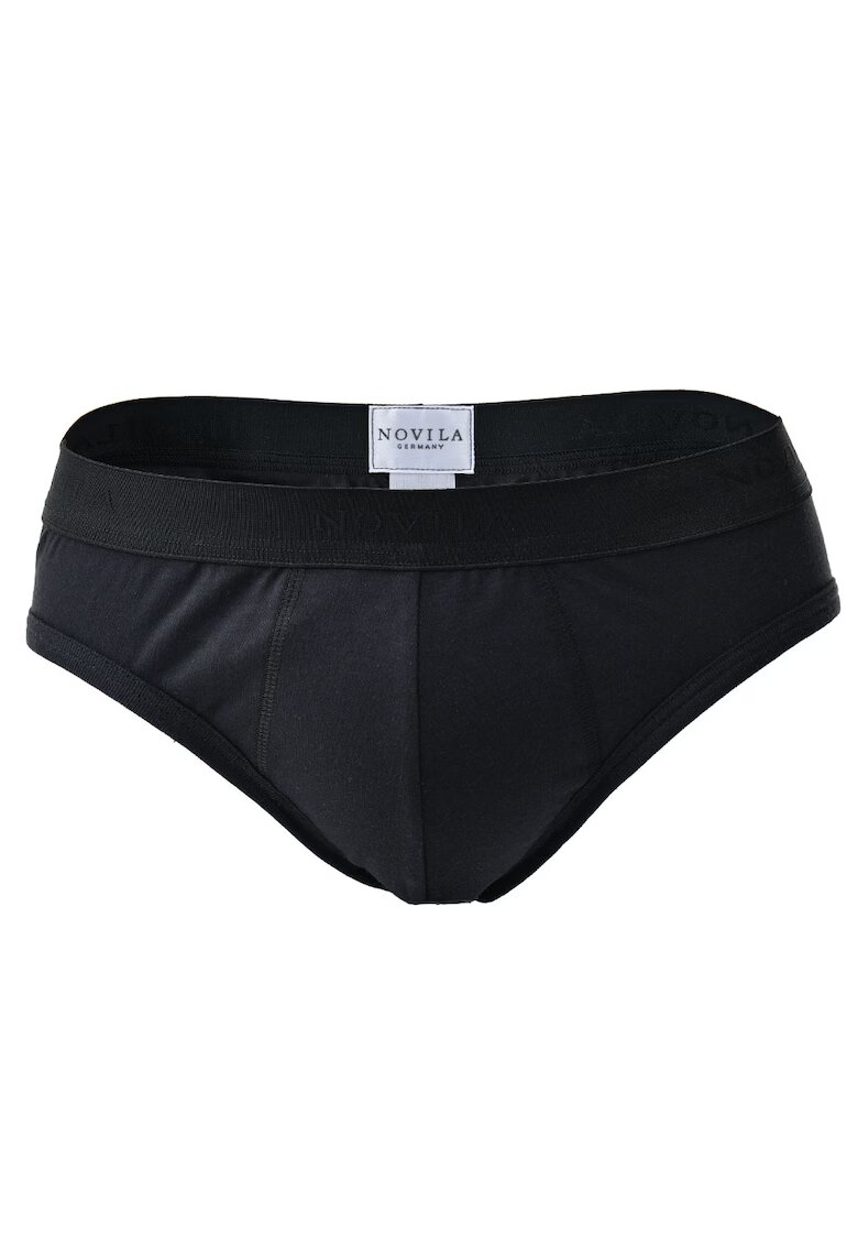 NOVILA Chiloti uni de bumbac - Negru