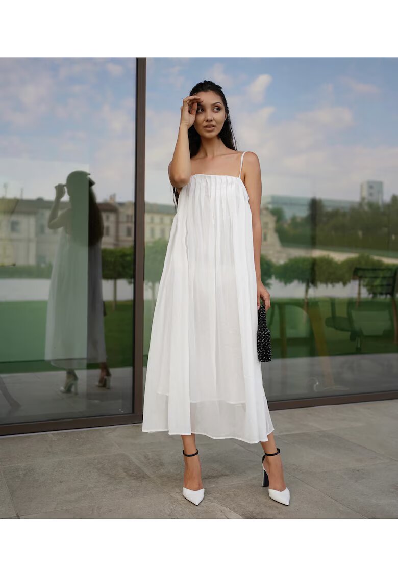 Nympha Clothing Rochie Alba Ondine - Alb