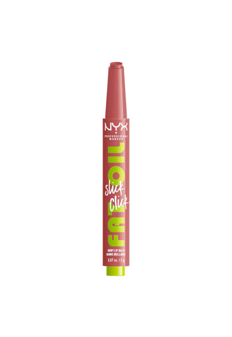 NYX Professional Makeup Balsam de buze lucios - Nyx Fat Oil Slick Click - 2 g - Caption This