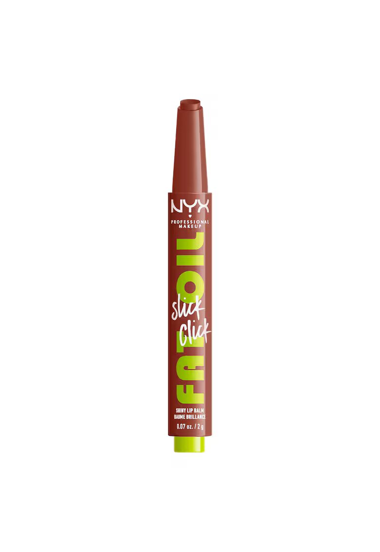 NYX Professional Makeup Balsam de buze lucios - Nyx Fat Oil Slick Click - 2 g - Link in my bio