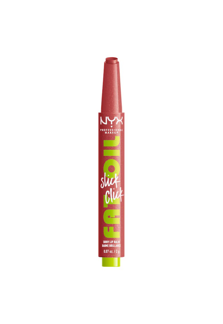 NYX Professional Makeup Balsam de buze lucios - Nyx Fat Oil Slick Click - 2 g - No filter needed