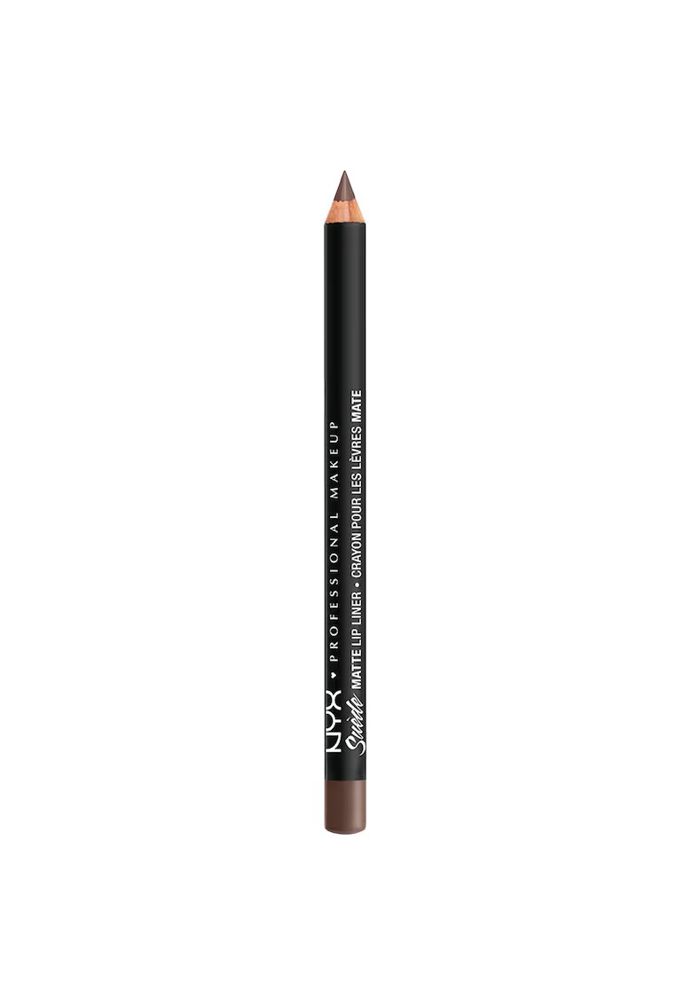 NYX Professional Makeup Creion pentru buze NYX PM Suede Matte - 1 g - Brooklyn Thorn