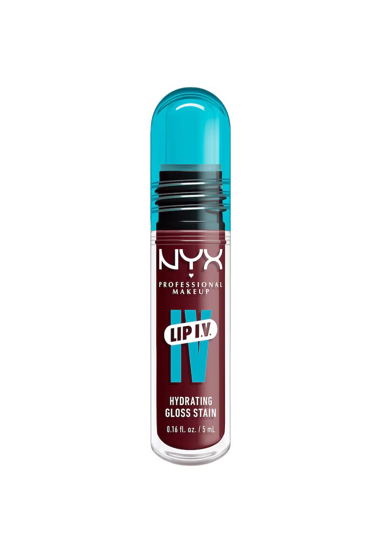 NYX Professional Makeup Luciu de buze hidratant cu efect de tint NYX PM Lip I.V. 5 ml - Mauve N' Moist