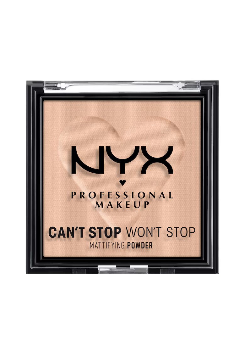 NYX Professional Makeup Pudra pentru ten NYX PM Can't Stop Won't Stop Mattifying Powder - 6 g - Medium