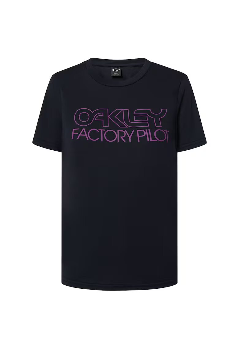 Oakley Tricou dama Factory Pilot Negru/Mov - Negru