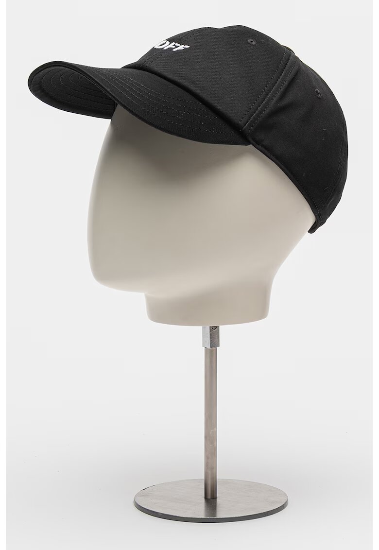 OFF-WHITE Sapca logo de bumbac - Negru