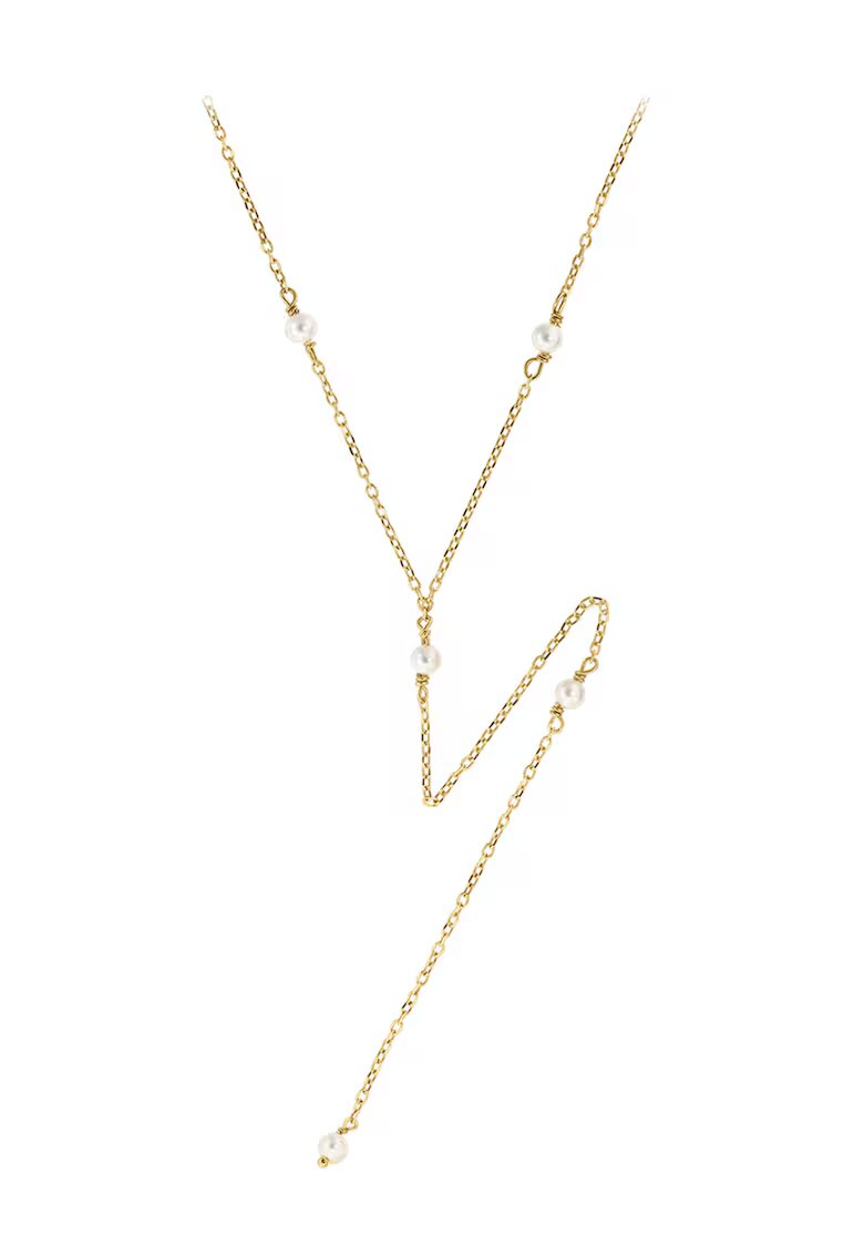 Ohmygod Colier din argint placat cu aur de 14K - Auriu