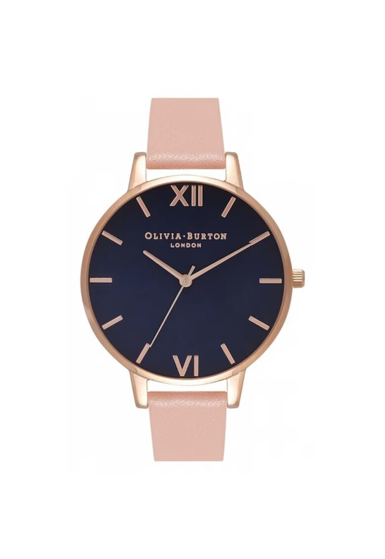 OLIVIA BURTON Ceas Dama - Big Dial - inox - piele naturala - 38mm