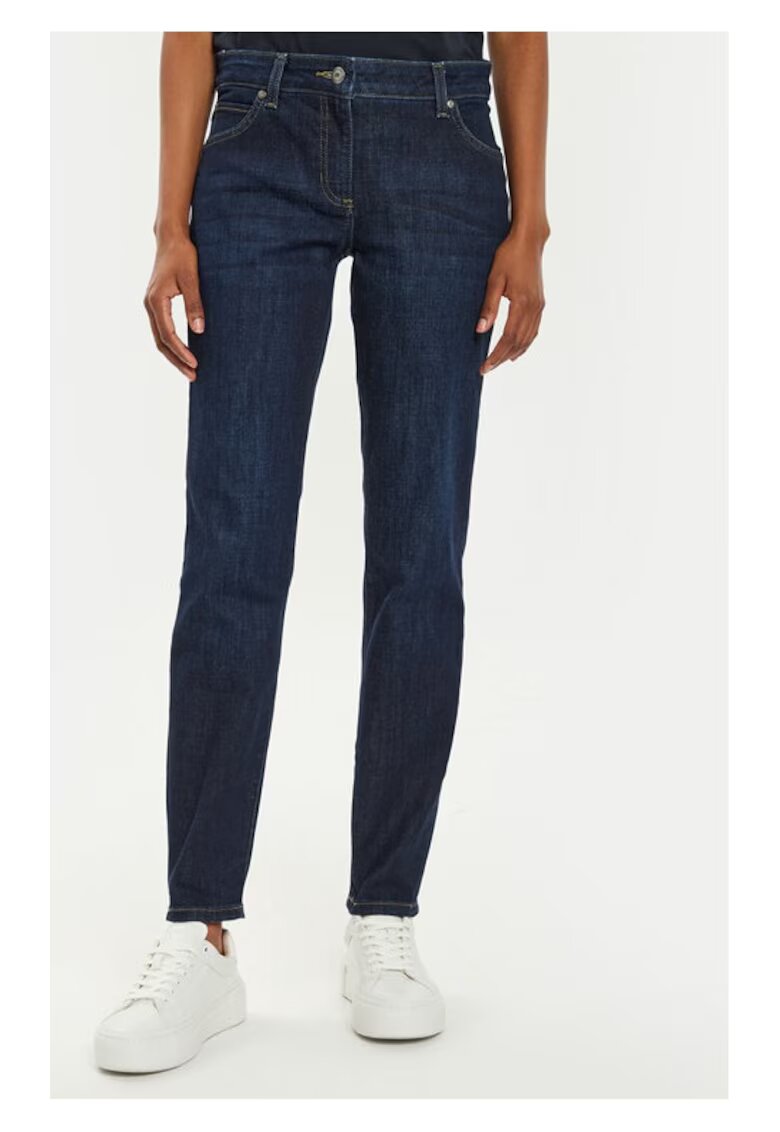 Olsen Blugi 14002220 Bleumarin Slim Fit - Bumbac/Poliester