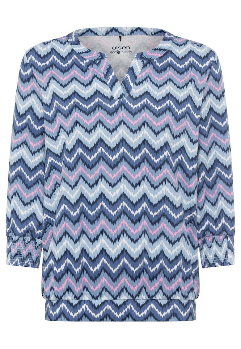 Olsen Bluza dama 11105043 - Bumbac/Modal - Albastru - Albastru