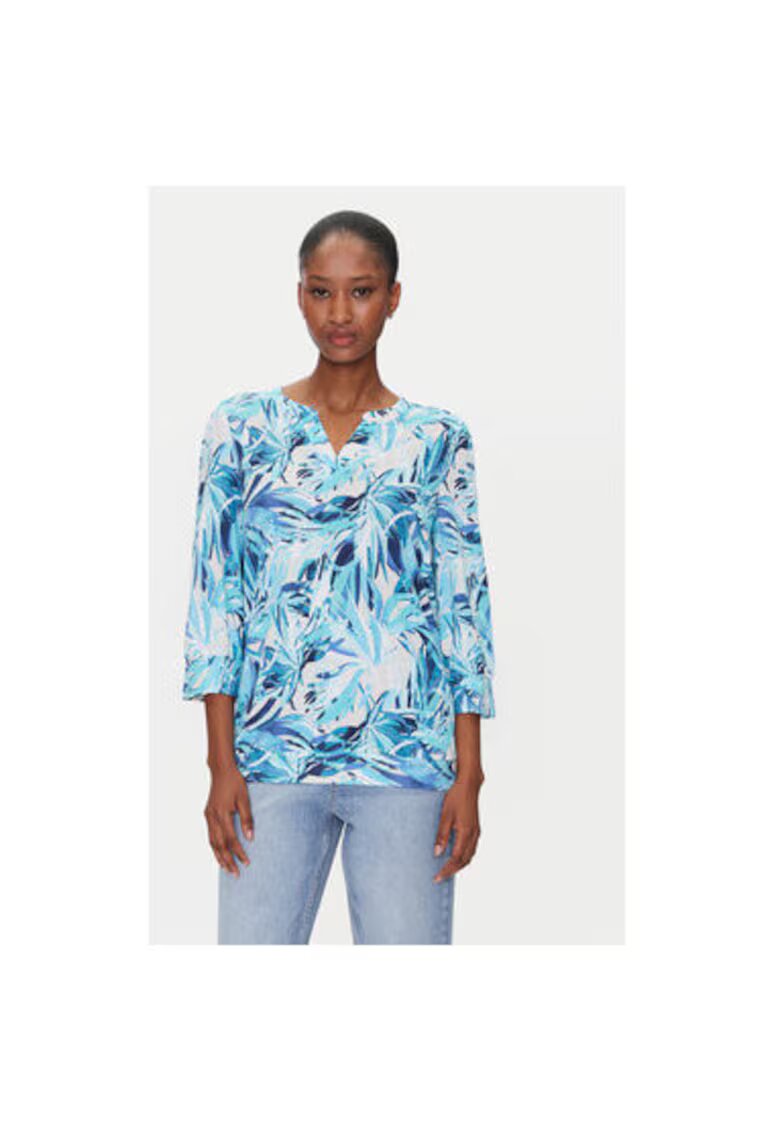 Olsen Bluza dama 11105044 - Bumbac/Modal - Albastru - Albastru