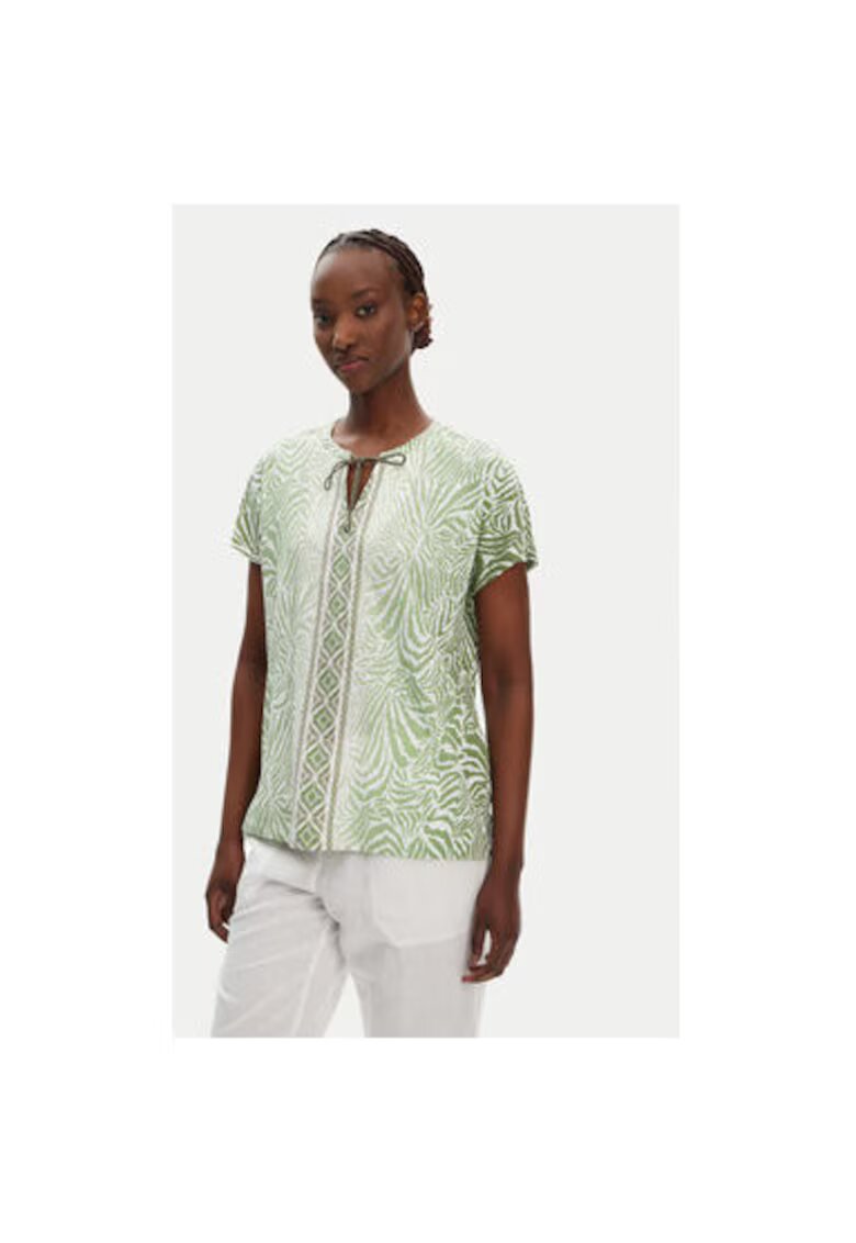 Olsen Bluza dama 11105099 - Bumbac - Verde - Verde