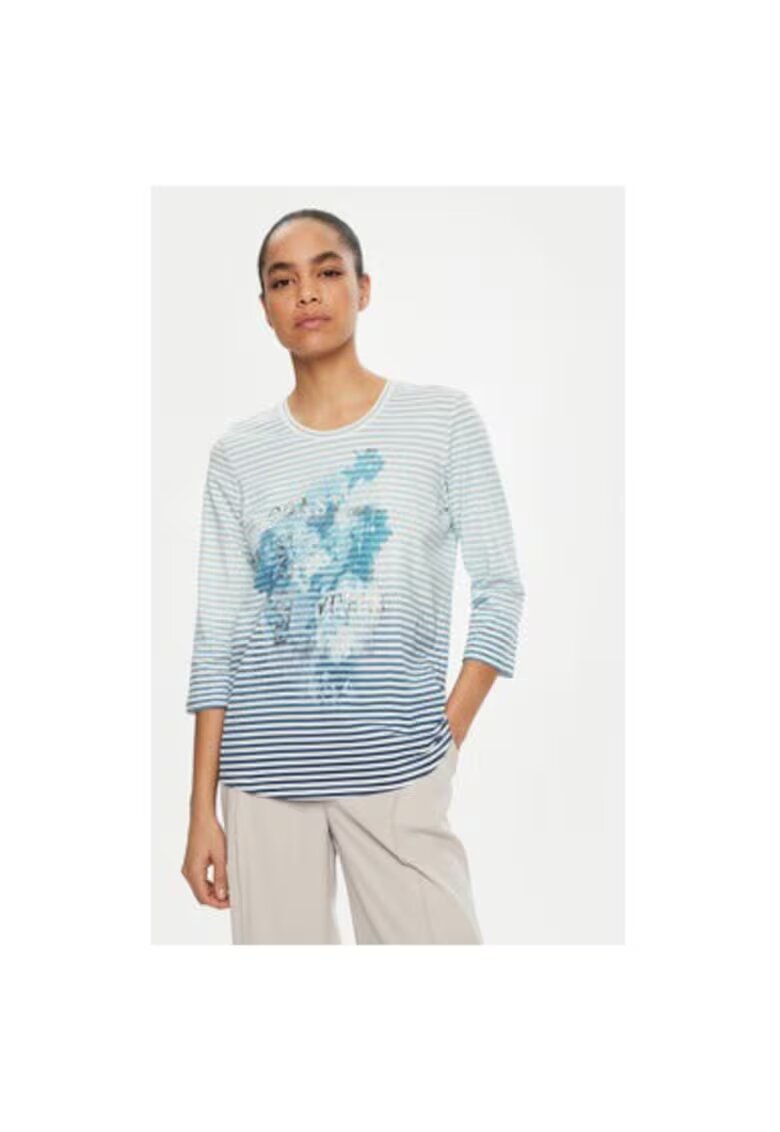 Olsen Bluza dama - 305136770 - Bumbac - Albastru - Albastru