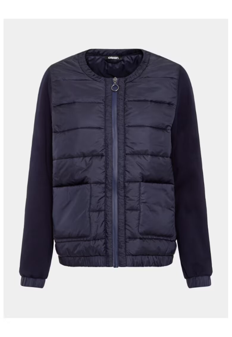 Olsen Jacheta bomber dama - 303032586 - Poliester - Bleumarin