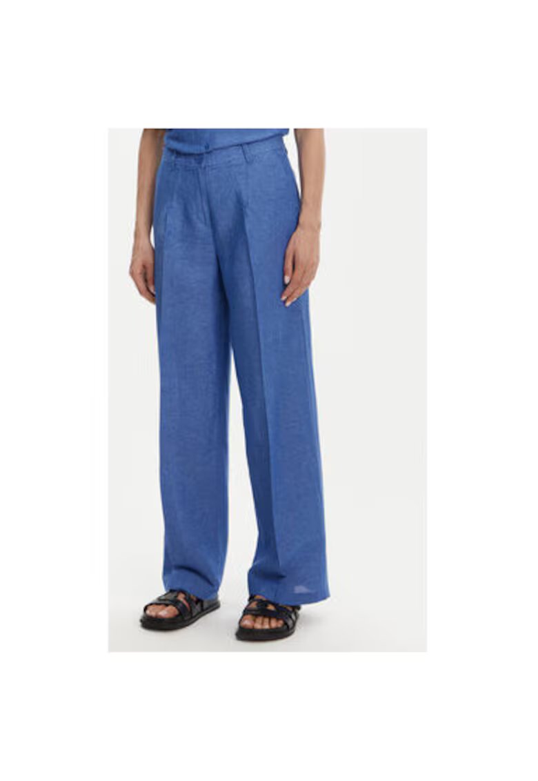 Olsen Pantaloni dama 14002406 - In/Bumbac - Albastru - Albastru