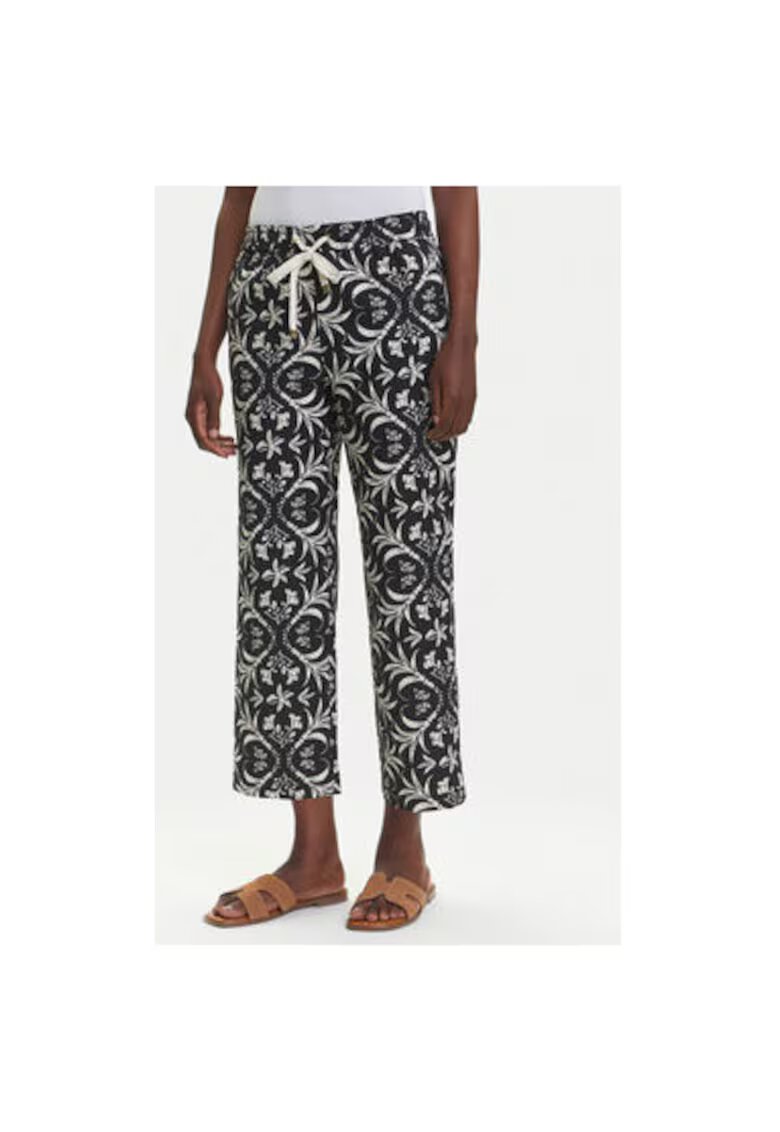 Olsen Pantaloni dama 14002434 - In/Viscoza - Negru - Negru
