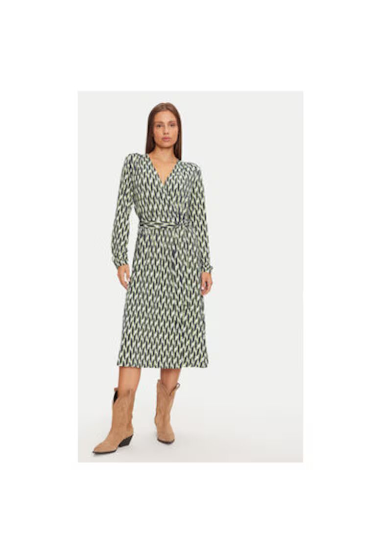 Olsen Rochie dama - 304695599 - Viscoza - Verde - Verde