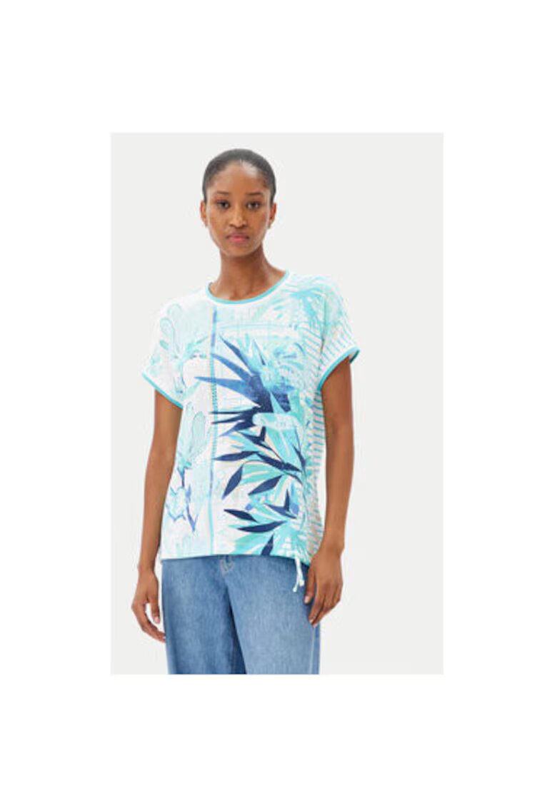 Olsen Tricou dama 11105047 - Viscoza - Albastru - Albastru