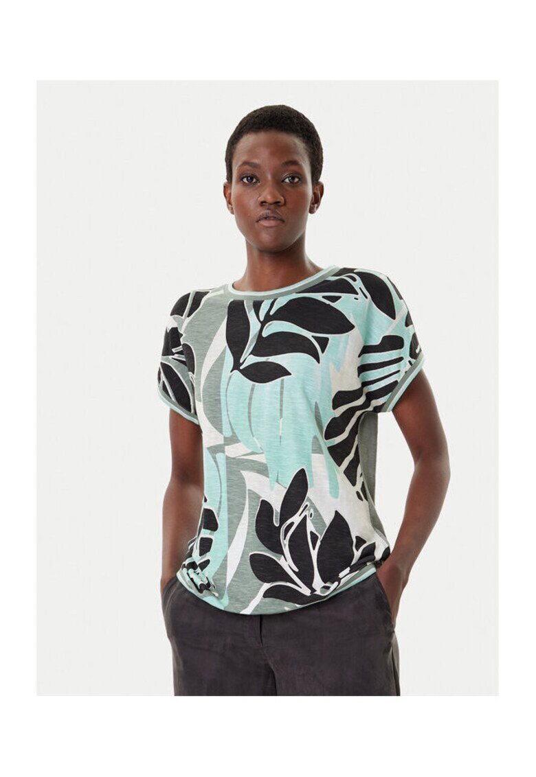 Olsen Tricou dama 11105067 - Bumbac - Verde - Verde
