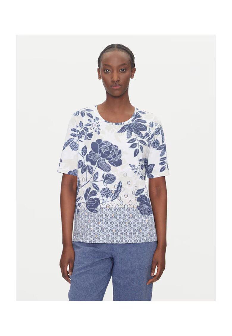 Olsen Tricou dama 11105108 - Bumbac/Elastan - 46794 - Albastru