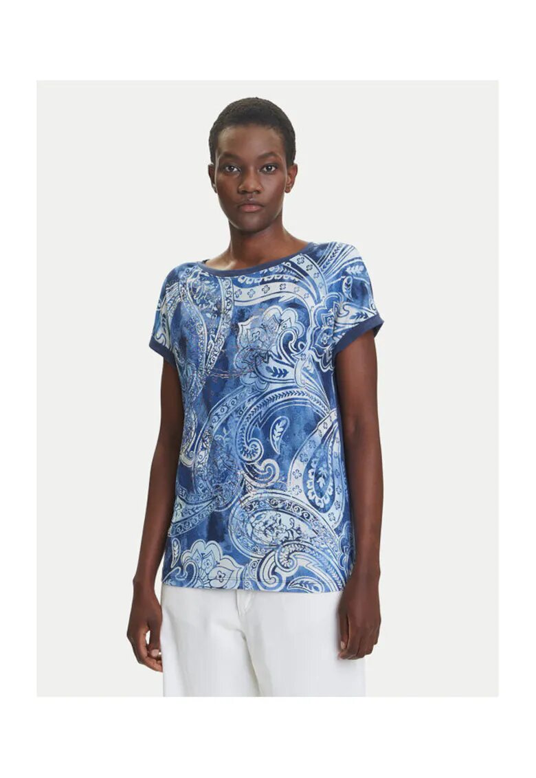 Olsen Tricou dama 11105117 - Bumbac/Modal - Albastru - Albastru