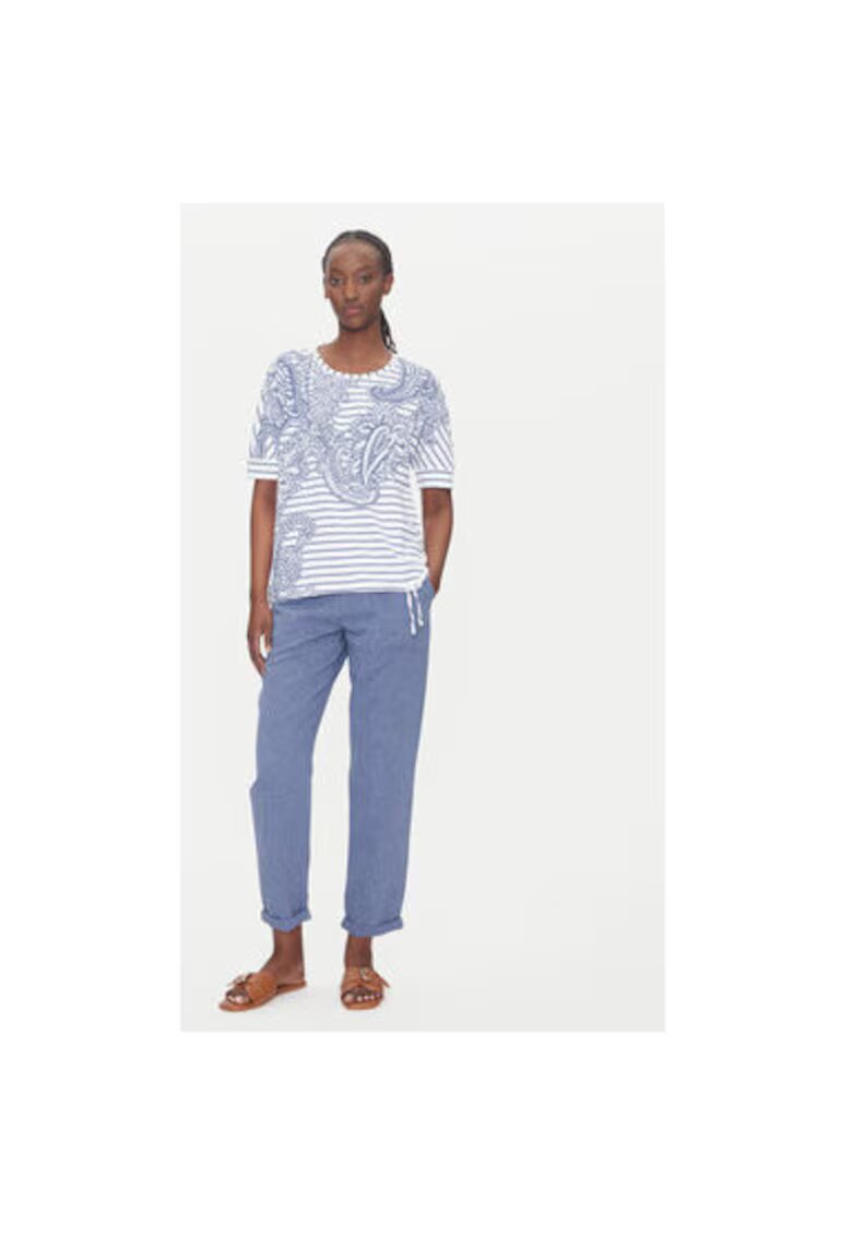 Olsen Tricou dama 11105121 - Bumbac/Elastan - Albastru - Albastru