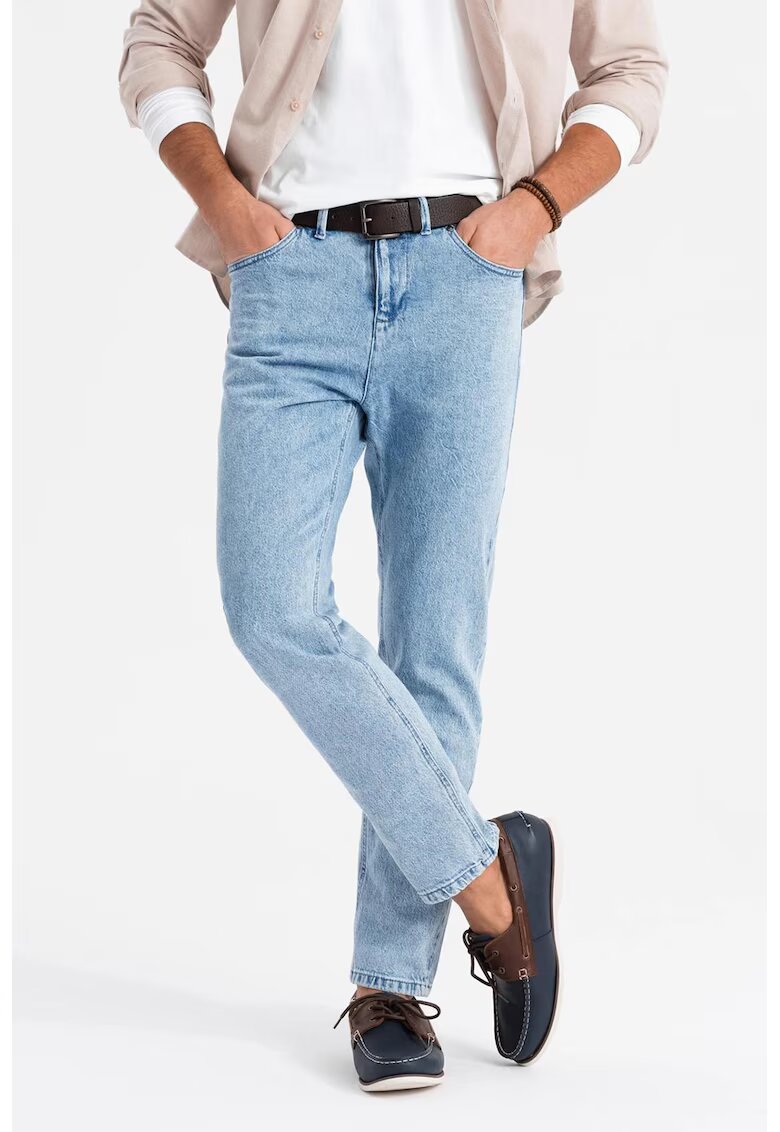OMBRE Blugi regular fit - Albastru deschis