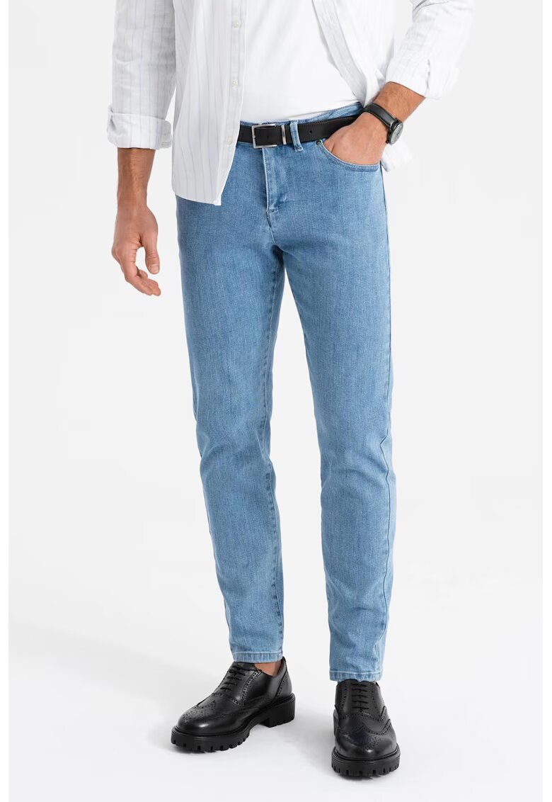 OMBRE Blugi slim fit - Albastru deschis