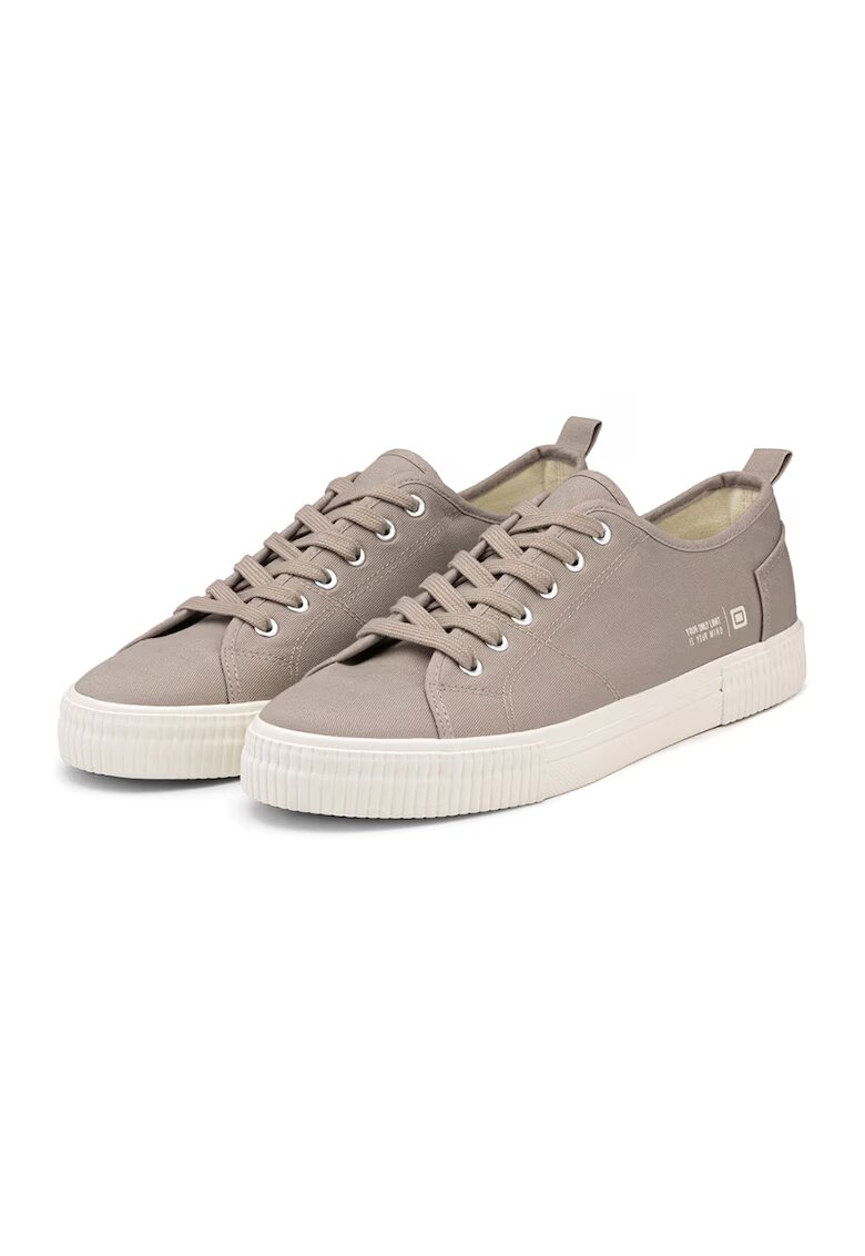 OMBRE Pantofi sport din material textil cu varf rotund - Grej