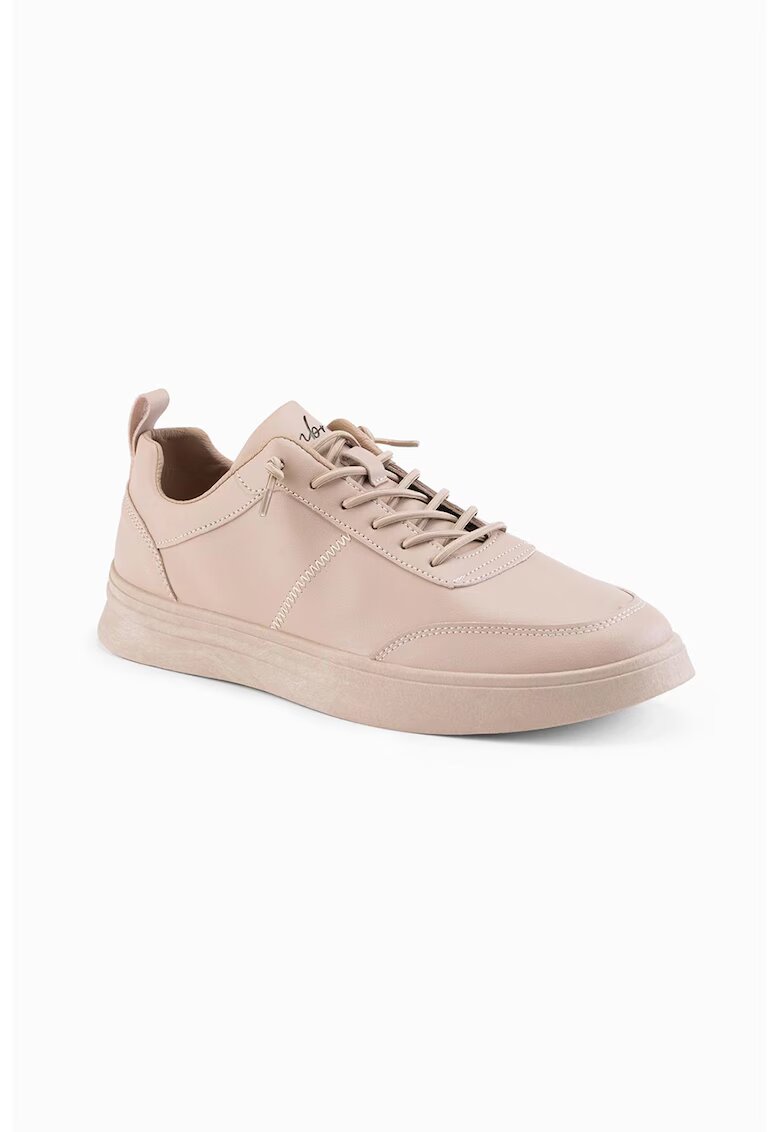 OMBRE Pantofi sport uni cu logo - Maro taupe