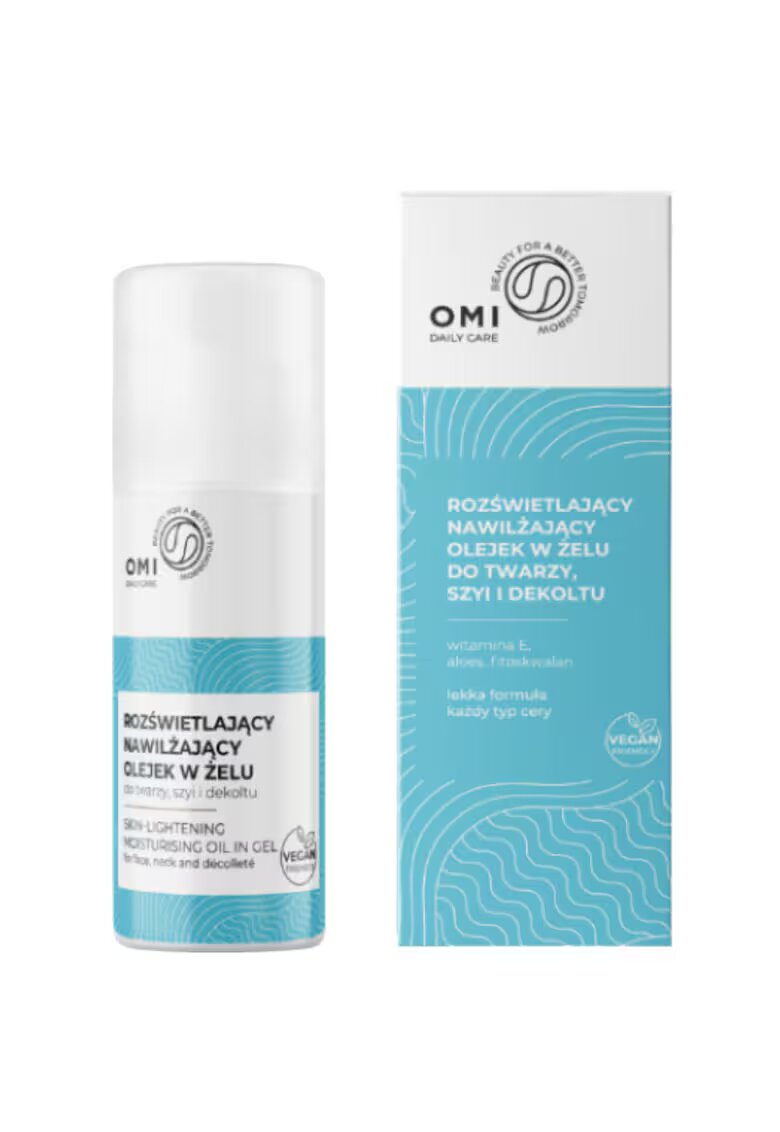 OMI Ulei iluminator hidratant gel - 50 ml - pentru fata - gat si decolteu - textura usoara