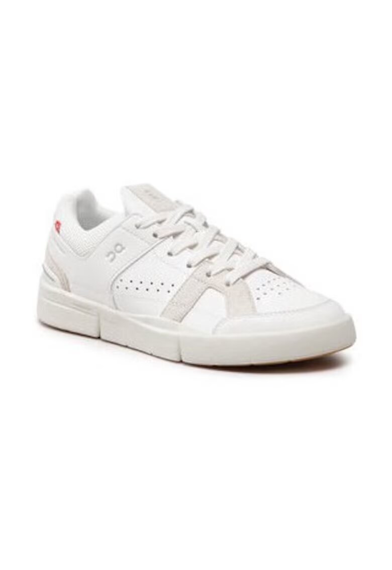 On Pantofi sport dama 301133285 - Piele ecologica - Alb - Alb