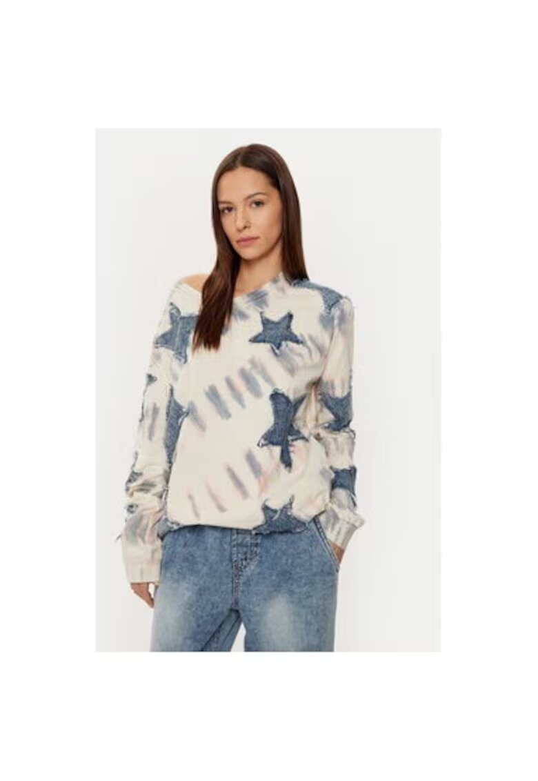 ONE TEASPOON Bluza dama - 304604355 - Bumbac - Bej - Bej