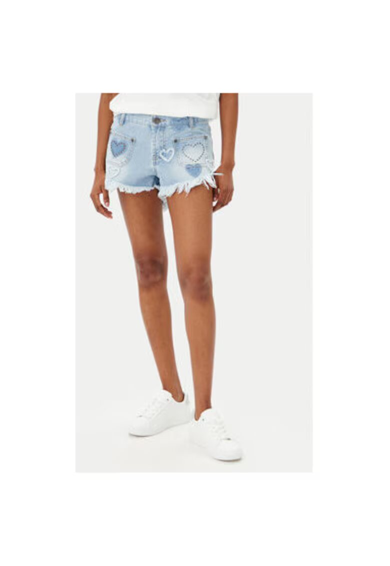 ONE TEASPOON Pantaloni scurti din denim dama 26849 - Bumbac - Albastru - Albastru